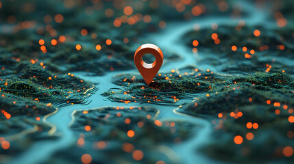 Digital Map: Exploring Location Data Visualization with 3D Terrain