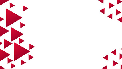 modern  and minimalist red background with abstract geometric on white background