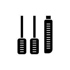 car pedal icon Vector flat thin line illustration