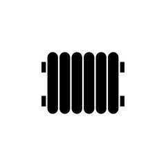 radiator icon Vector flat thin line illustration