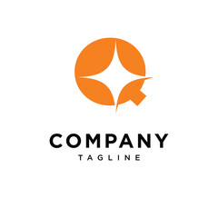 Letter Q Shine Logo Icon Vector