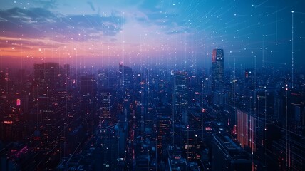 Obraz premium デジタルコミュニケーションのイメージ画像