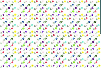 Abstract seamless a bunch of flower pattern on white background . Texture for wallpaper, background and web design. Vector illustration