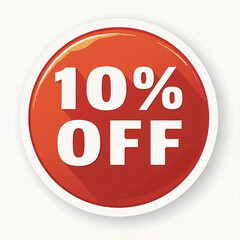 10% off discount icon