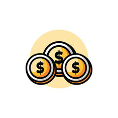 a picture of a coin that says dollar bills.