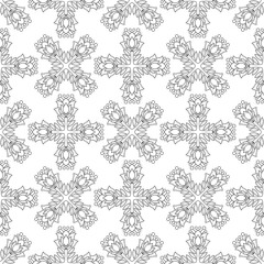 Abstract floral seamless flowers pattern for wrapping paper and fabrics and kids