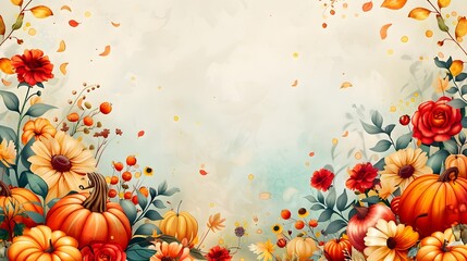 Thanksgiving holiday theme background