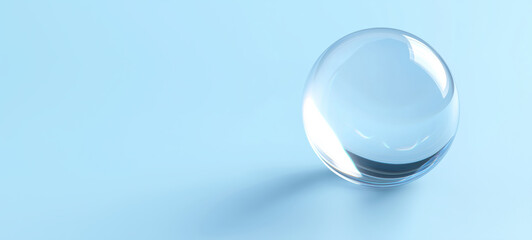 Close-up of glass ball in with bokeh beautiful background