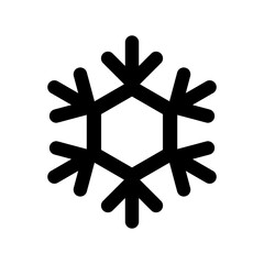 Snowflake winter clip art design on plain white transparent isolated background for card, shirt, hoodie, sweatshirt, apparel, card, tag, mug, icon, poster or badge