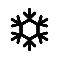 Snowflake winter clip art design on plain white transparent isolated background for card, shirt, hoodie, sweatshirt, apparel, card, tag, mug, icon, poster or badge