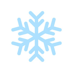 Snowflake winter clip art design on plain white transparent isolated background for card, shirt, hoodie, sweatshirt, apparel, card, tag, mug, icon, poster or badge
