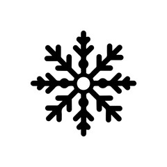 Snowflake winter clip art design on plain white transparent isolated background for card, shirt, hoodie, sweatshirt, apparel, card, tag, mug, icon, poster or badge