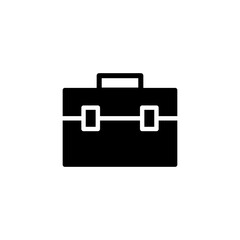 Briefcase icon logo design. suitcase sign and symbol. luggage symbol.