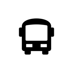 Bus icon logo design. bus sign and symbol