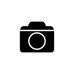 Camera icon logo design. photo camera sign and symbol. photography icon.