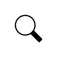 Search icon logo design. search magnifying glass sign and symbol
