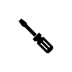 Screwdriver icon logo design. tools sign and symbol