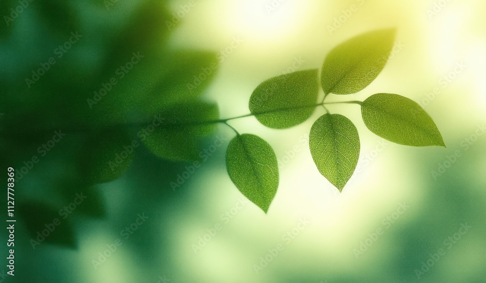 Poster Abstract Gradient Background with Soft Green Hues and Grainy Texture for Modern Design and Art