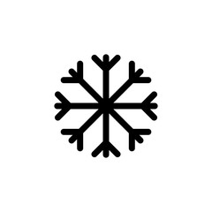 Snow icon logo design. snowflake sign and symbol