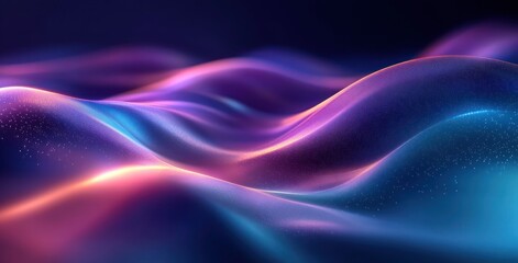 Dynamic Abstract Light Waves Background