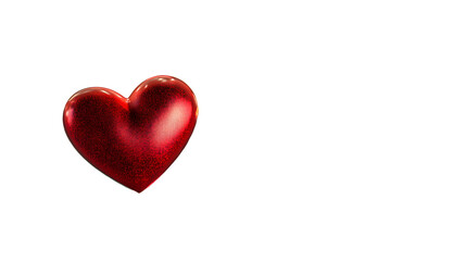 Obraz premium red heart 3d bokeh