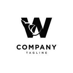  Letter W Manta Logo Icon Vector 