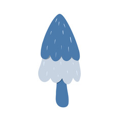 tree winter hand drawn element