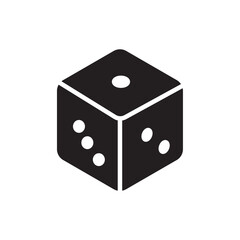 Dice Icon Thin line art collection