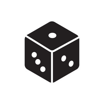 recommend clip art: Dice Icon Thin line art collection