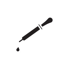 Dropper pipette Icon Thin line art collection