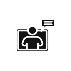 E learning icon Thin line art collection