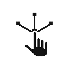 Interactive icon Thin line art collection