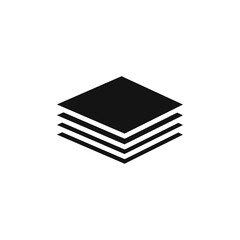 Layers icon Thin line art collection