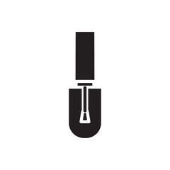 Nail polish icon Thin line art collection