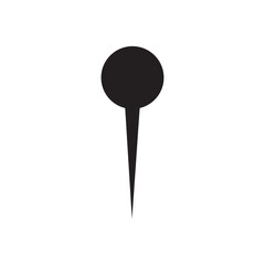 Navigation pin icon Thin line art collection