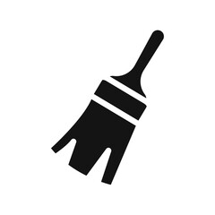 Paint brush icon Thin line art collection