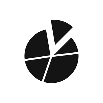 recommend clip art: Pie chart icon Thin line art collection