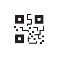 QR code icon Thin line art collection