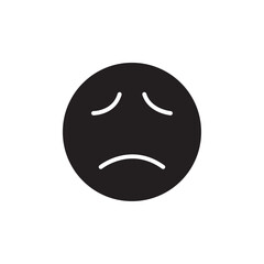 Sad icon Thin line art collection