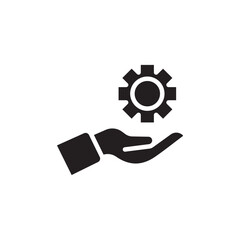 Support icon Thin line art collection