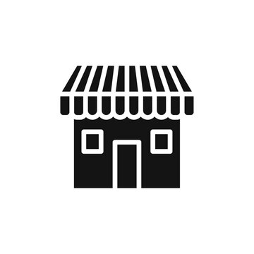 recommend clip art: Store icon Thin line art collection