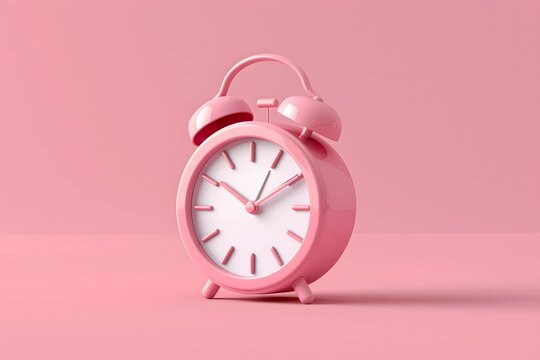 
cartoon clock, 3d alarm clock 24 hours icon for speed delivery concept. Blue watch minimalist design concept of time and coin arrounf of clock