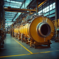 Advanced Industrial Machinery in a Modern Factory