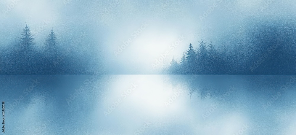 Poster Ethereal Blue Gradient Soft Background Texture for Banner Header Poster Cover Design