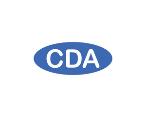 CDA logo design vector template. CDA