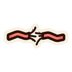broken wires sticker