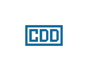 CDD logo design vector template. CDD