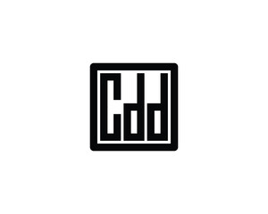 CDD logo design vector template. CDD