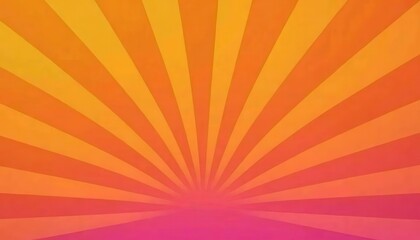 Obraz premium Vibrant retro sunburst design digital art graphic colorful abstract style eye-catching visuals for creative projects