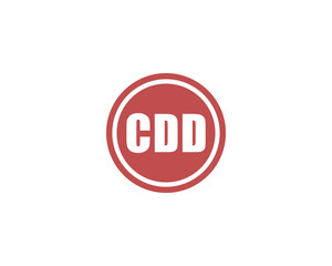 CDD logo design vector template. CDD